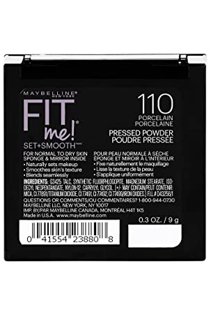 Maybelline Polvo Fit Me - 110 Porcelain   - miniatura