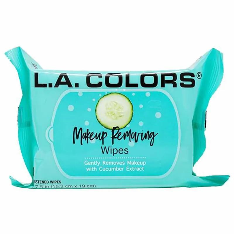 L.A COLOR MAKEUP REMOVING WIPES-CUCUMBER - L.A. COLORS SKIN CARE  - Comprar en Panama