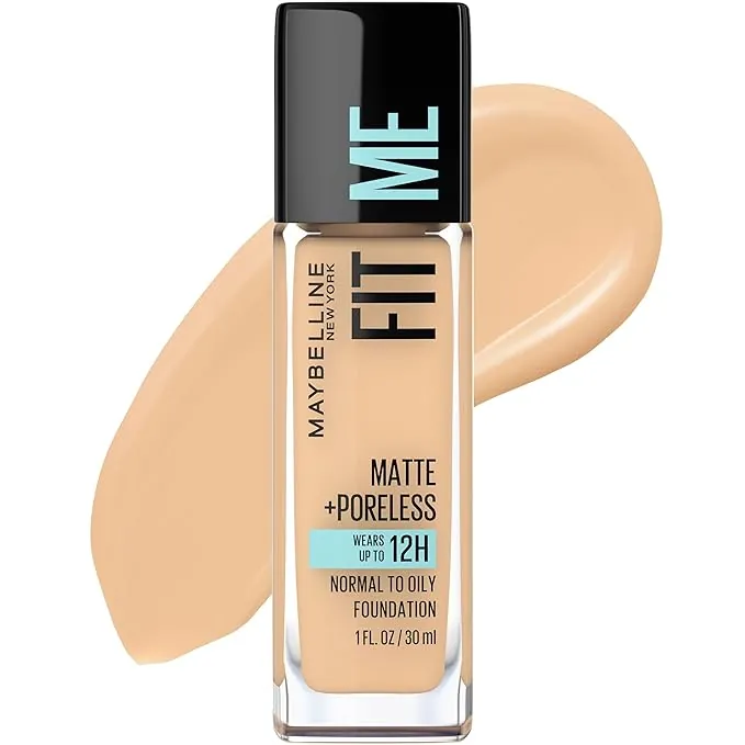 MAYBELLINE - FIT ME MATTE + PORELESS - 128 WARM NUDE - MAYBELLINE BASES  - Comprar en Panama