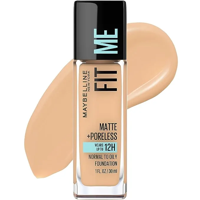 MAYBELLINE - FIT ME MATTE + PORELESS - 220  NATURAL BEIGE - MAYBELLINE BASES  - Comprar en Panama