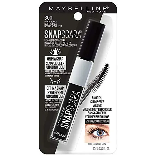 Maybelline New York Snapscara - 300 PITCH BLACK  - MAYBELLINE MASCARA  - Comprar en Panama