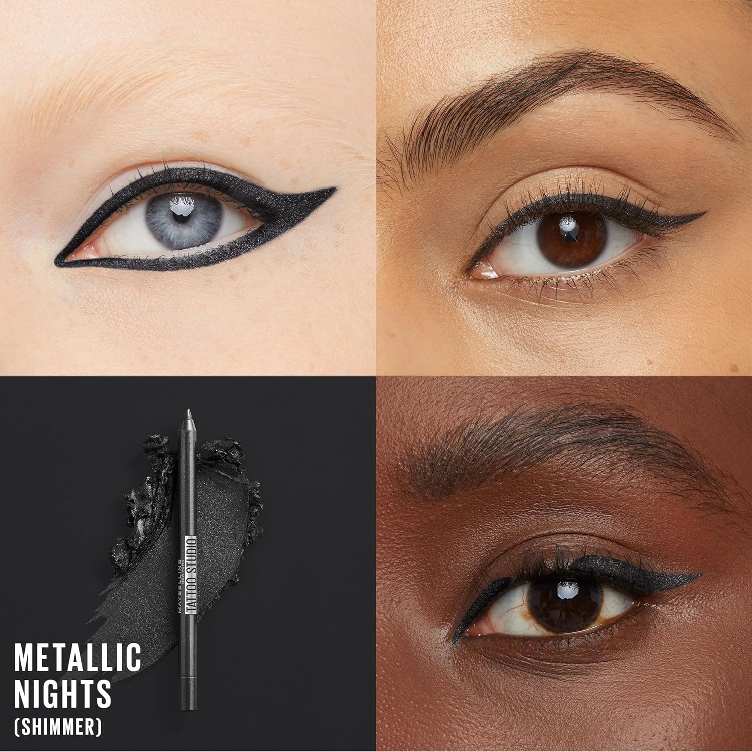Maybelline - EyeLiner Tattoo Studio - 983 METALLICS NIGHTS  - miniatura