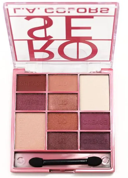 L.A. Colors - Block Eyeshadow Palette - Rose - L.A. Colors - vista adicional
