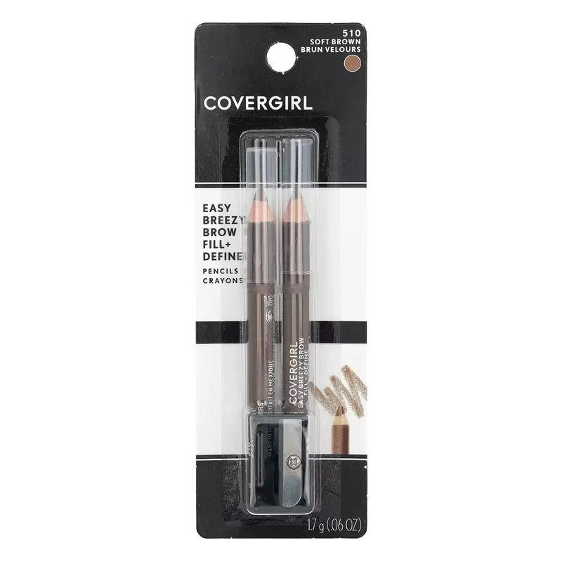 Covergirl - Easy Breezy Brow Fill + Define Brow Pencil - 510 Soft Brown - COVERGIRL PRODUCTO DE CEJA  en Panama