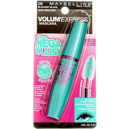 Maybelline Volum' Express The MegaPlush - 270 BLACKEST BLACK - MAYBELLINE - vista adicional