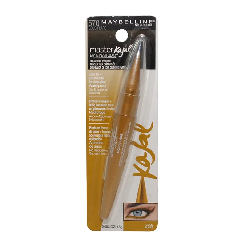 MAYBELLINE - MASTER KAJAL - 570 GOLD FLAME - MAYBELLINE DELINEADOR DE OJO  - Comprar en Panama