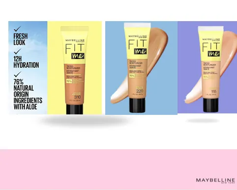 MAYBELLINE - BASE - FIT ME - TONOS VARIOS - MAYBELLINE BASES  - Comprar en Panama