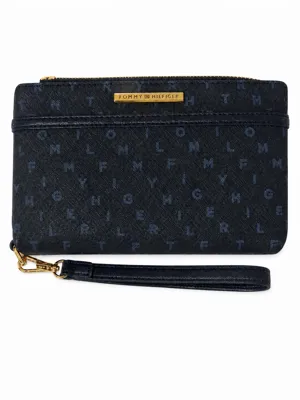 Cartera Tommy Hilfiger Azul Marino con Monograma