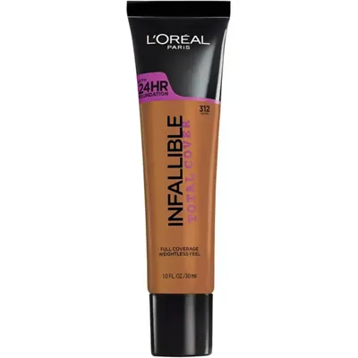 L'Oréal -Infallible Total Cover- 312 - Cocoa