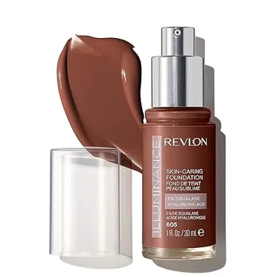 Revlon - Iluminance Foundation - 605 Rich Mahogany